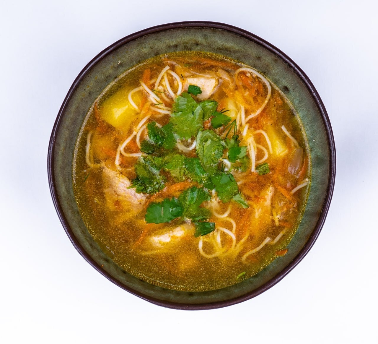 Куриный суп с лапшой — фото